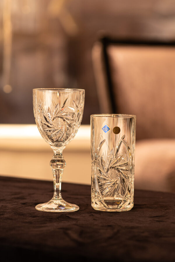 Alternative view of PINWHEEL WINE WITH MAT CUT - 93/10J60/0/86J79/260/6919001