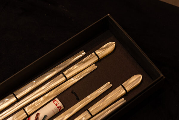 Alternative view of Set 6 đôi đũa màu ngà - 99-TTALAMN23/6