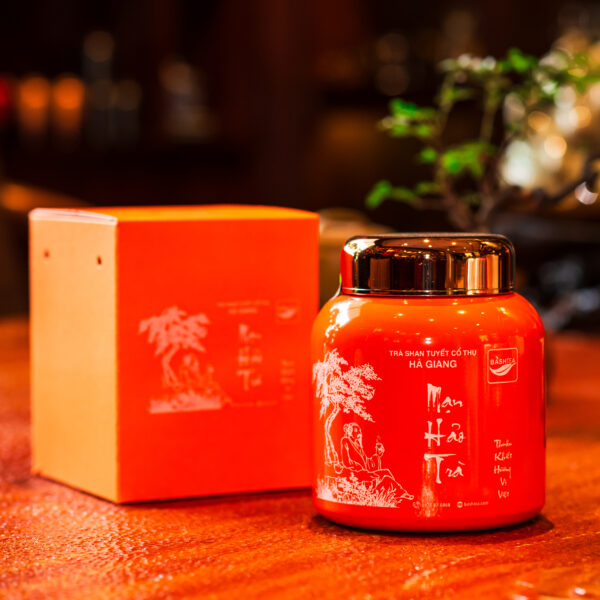 Mạn hảo trà hộp thiếc