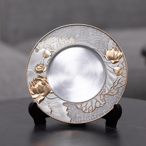 Đĩa Pewter Sen