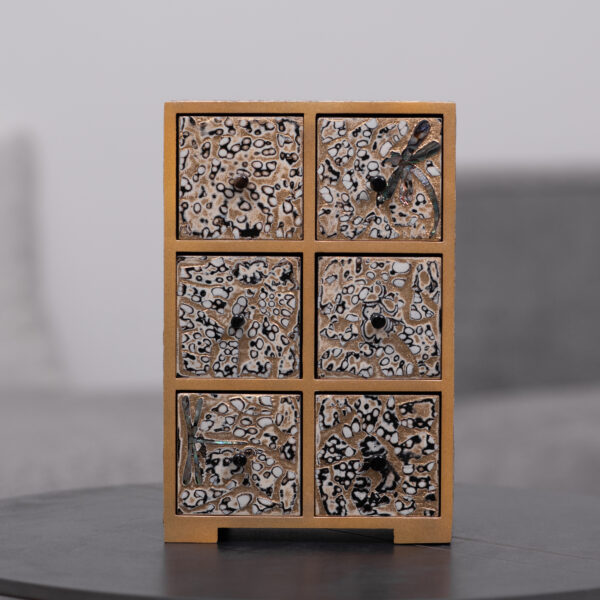 Tủ Sơn Mài 6 Ngăn