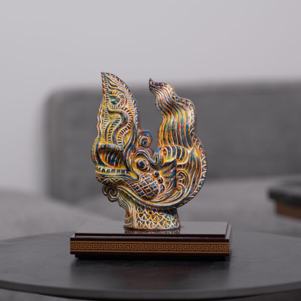 Đầu Rồng Thời Lý Sơn Mài